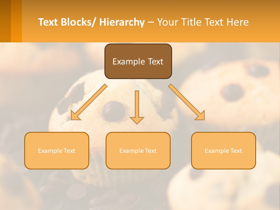 A Bunch Of Muffins With Chocolate Chips On Them PowerPoint Template
