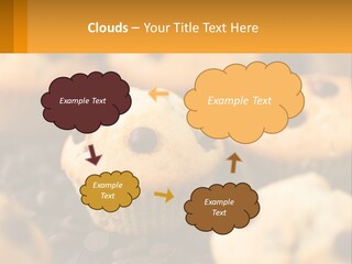A Bunch Of Muffins With Chocolate Chips On Them PowerPoint Template