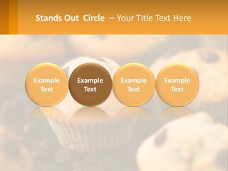 A Bunch Of Muffins With Chocolate Chips On Them PowerPoint Template