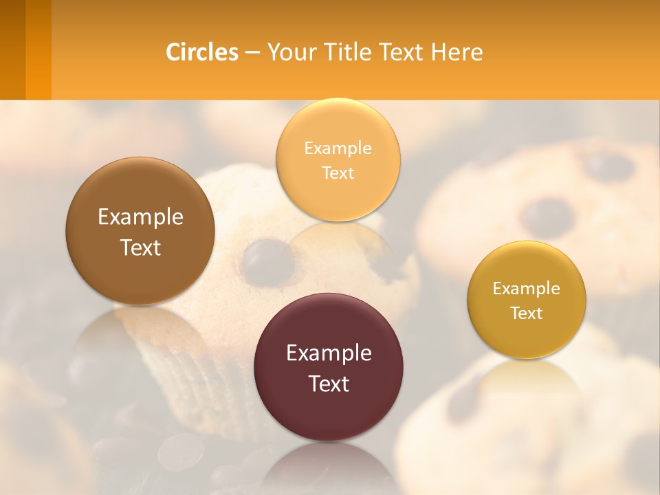 A Bunch Of Muffins With Chocolate Chips On Them PowerPoint Template