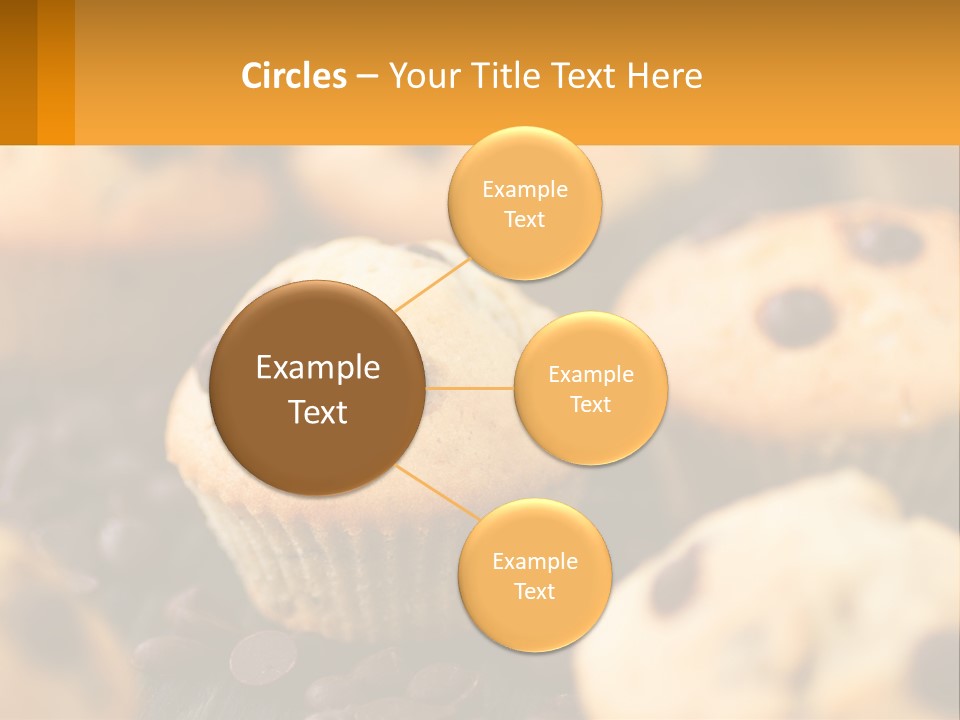 A Bunch Of Muffins With Chocolate Chips On Them PowerPoint Template