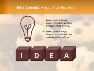 A Bunch Of Muffins With Chocolate Chips On Them PowerPoint Template