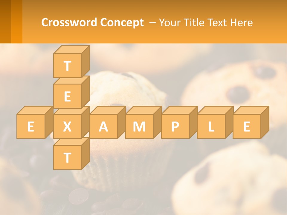 A Bunch Of Muffins With Chocolate Chips On Them PowerPoint Template