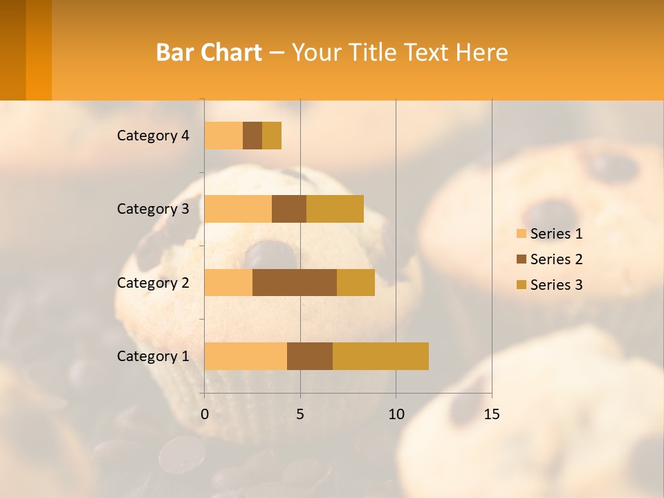 A Bunch Of Muffins With Chocolate Chips On Them PowerPoint Template