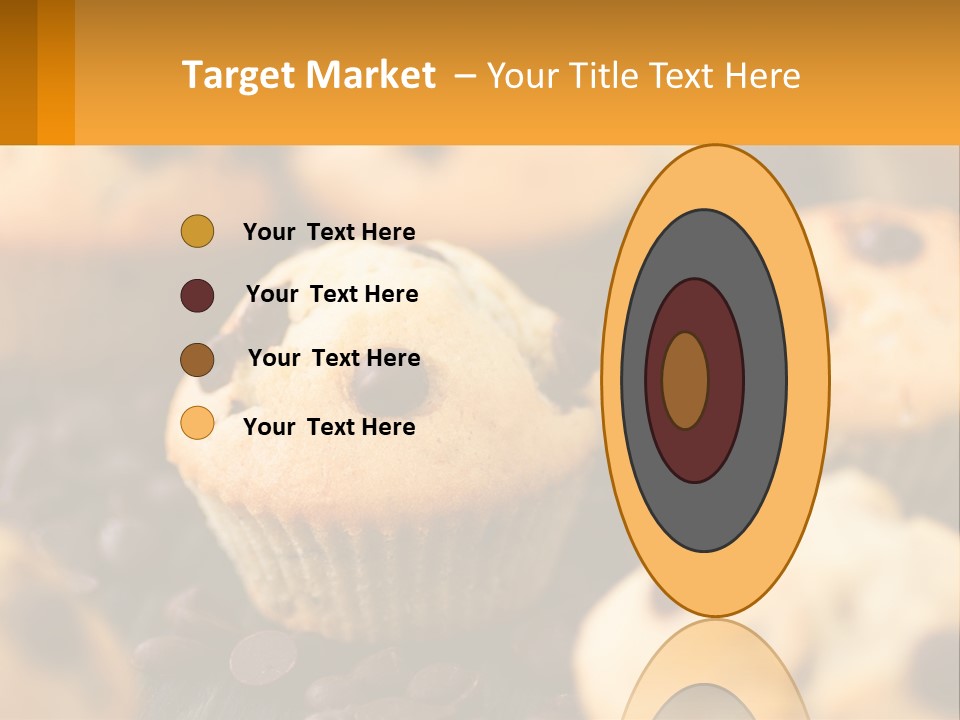 A Bunch Of Muffins With Chocolate Chips On Them PowerPoint Template