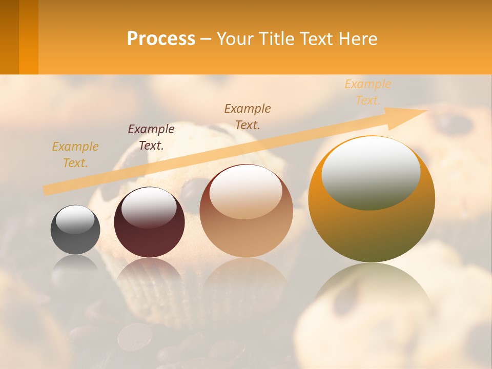 A Bunch Of Muffins With Chocolate Chips On Them PowerPoint Template