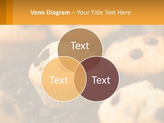 A Bunch Of Muffins With Chocolate Chips On Them PowerPoint Template