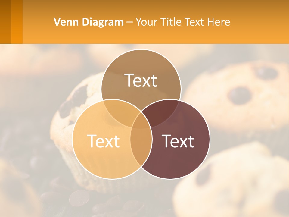 A Bunch Of Muffins With Chocolate Chips On Them PowerPoint Template