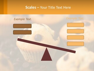 A Bunch Of Muffins With Chocolate Chips On Them PowerPoint Template