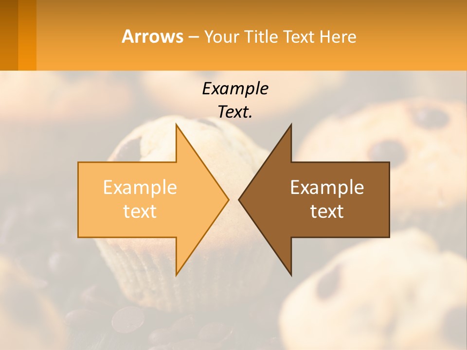 A Bunch Of Muffins With Chocolate Chips On Them PowerPoint Template
