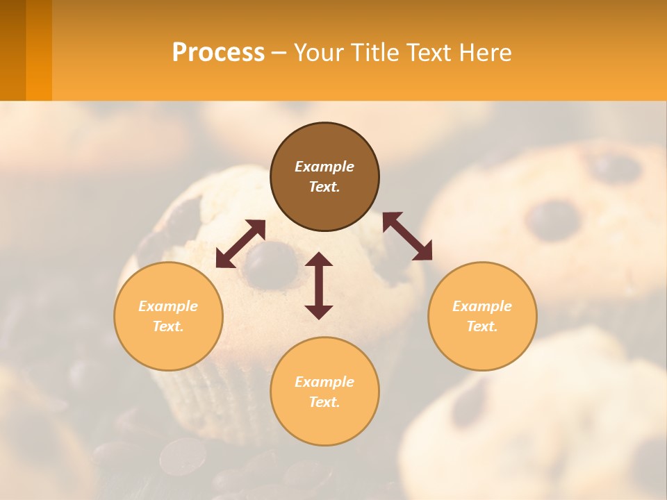 A Bunch Of Muffins With Chocolate Chips On Them PowerPoint Template
