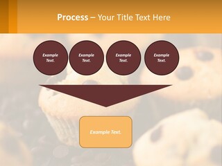 A Bunch Of Muffins With Chocolate Chips On Them PowerPoint Template