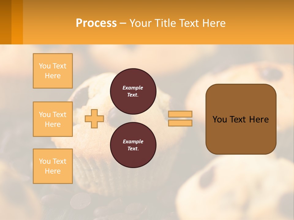 A Bunch Of Muffins With Chocolate Chips On Them PowerPoint Template