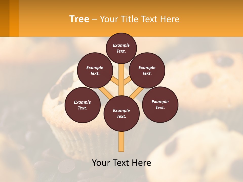 A Bunch Of Muffins With Chocolate Chips On Them PowerPoint Template