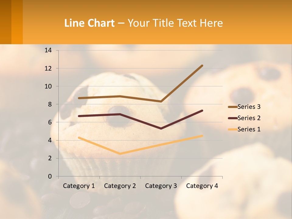 A Bunch Of Muffins With Chocolate Chips On Them PowerPoint Template