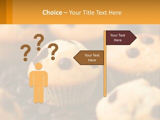 A Bunch Of Muffins With Chocolate Chips On Them PowerPoint Template