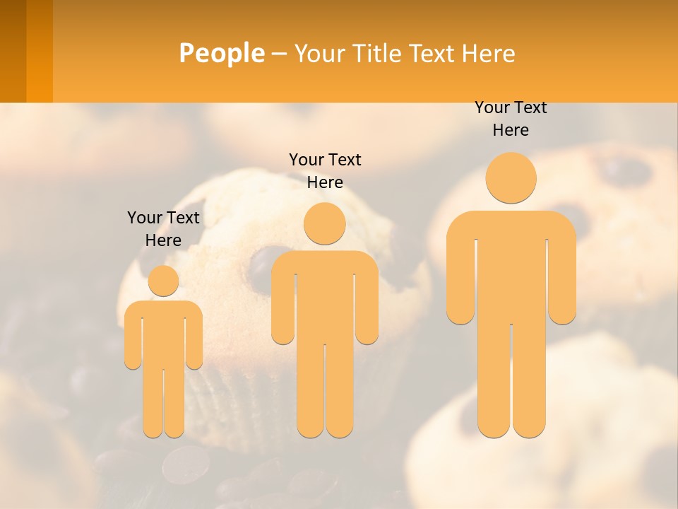 A Bunch Of Muffins With Chocolate Chips On Them PowerPoint Template