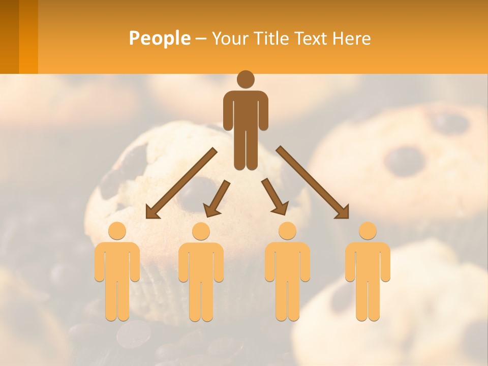 A Bunch Of Muffins With Chocolate Chips On Them PowerPoint Template