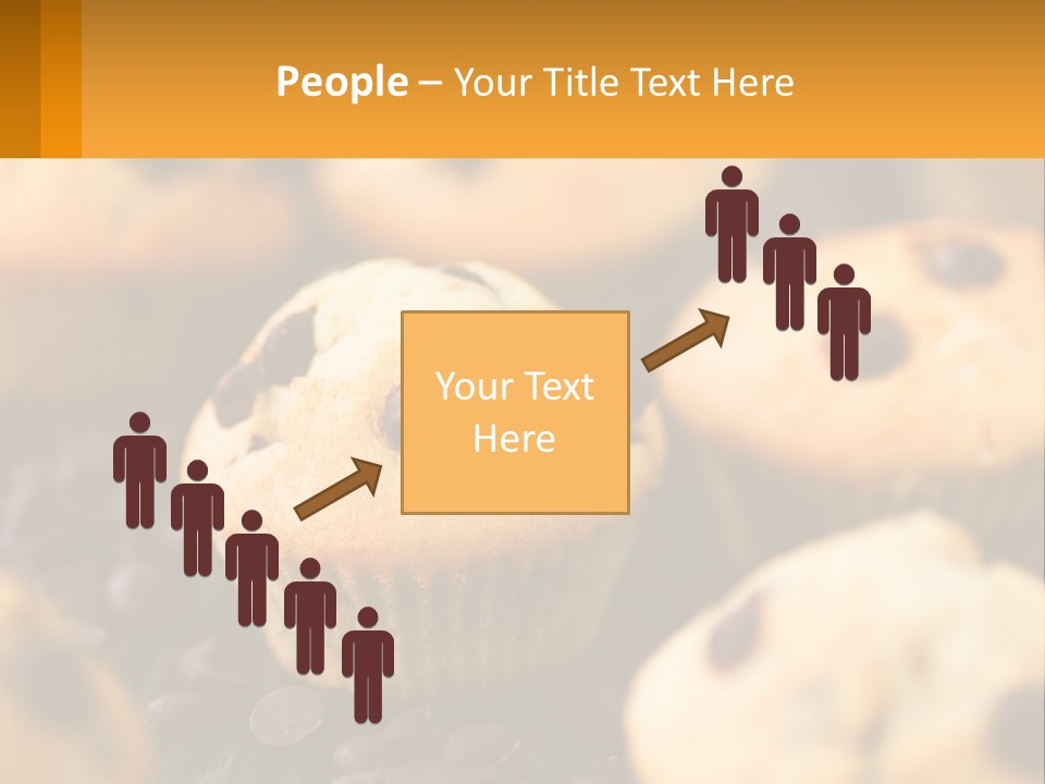 A Bunch Of Muffins With Chocolate Chips On Them PowerPoint Template