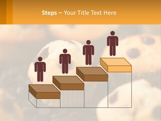 A Bunch Of Muffins With Chocolate Chips On Them PowerPoint Template