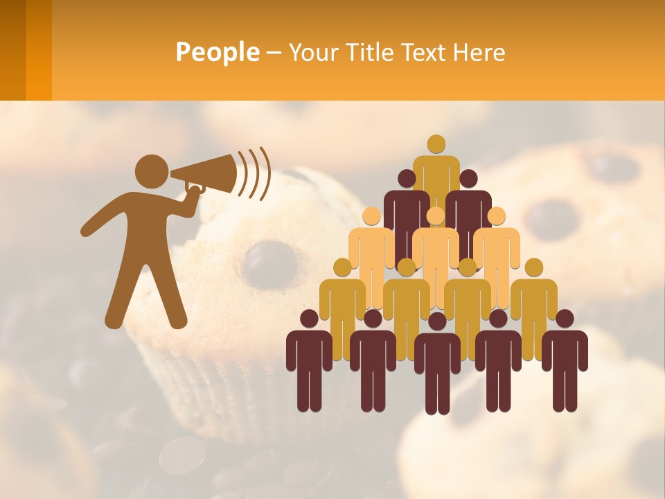 A Bunch Of Muffins With Chocolate Chips On Them PowerPoint Template