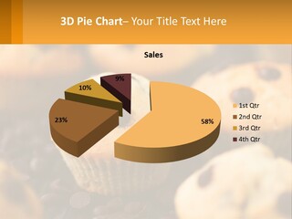 A Bunch Of Muffins With Chocolate Chips On Them PowerPoint Template