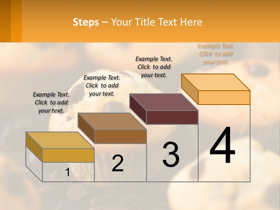 A Bunch Of Muffins With Chocolate Chips On Them PowerPoint Template