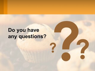 A Bunch Of Muffins With Chocolate Chips On Them PowerPoint Template