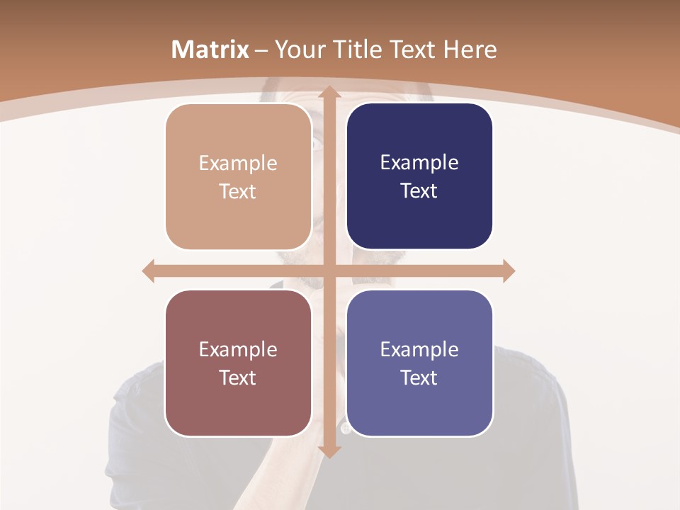 A Man Making A Hush With His Finger PowerPoint Template
