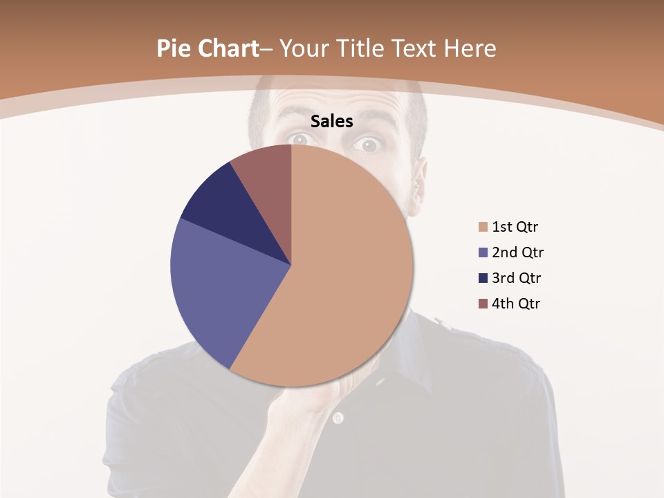 A Man Making A Hush With His Finger PowerPoint Template