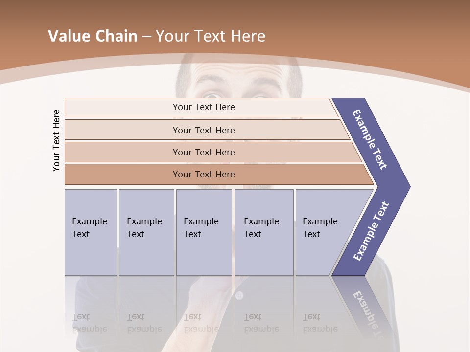 A Man Making A Hush With His Finger PowerPoint Template