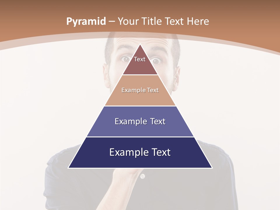 A Man Making A Hush With His Finger PowerPoint Template
