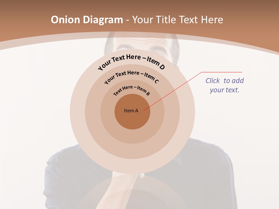 A Man Making A Hush With His Finger PowerPoint Template