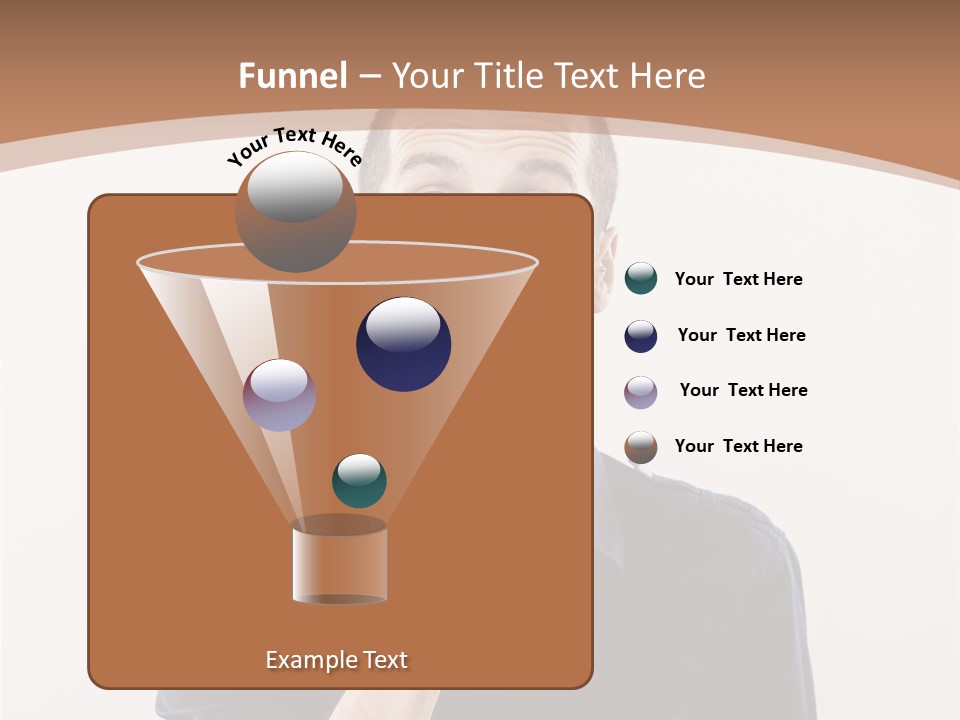 A Man Making A Hush With His Finger PowerPoint Template