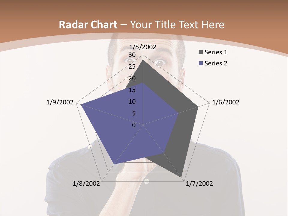 A Man Making A Hush With His Finger PowerPoint Template