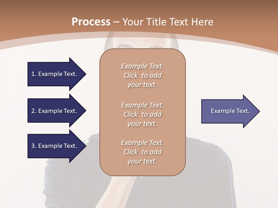 A Man Making A Hush With His Finger PowerPoint Template