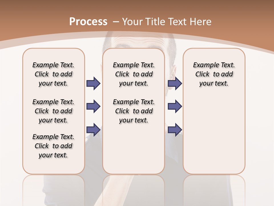 A Man Making A Hush With His Finger PowerPoint Template