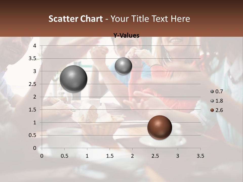 A Group Of People Sitting Around A Wooden Table PowerPoint Template