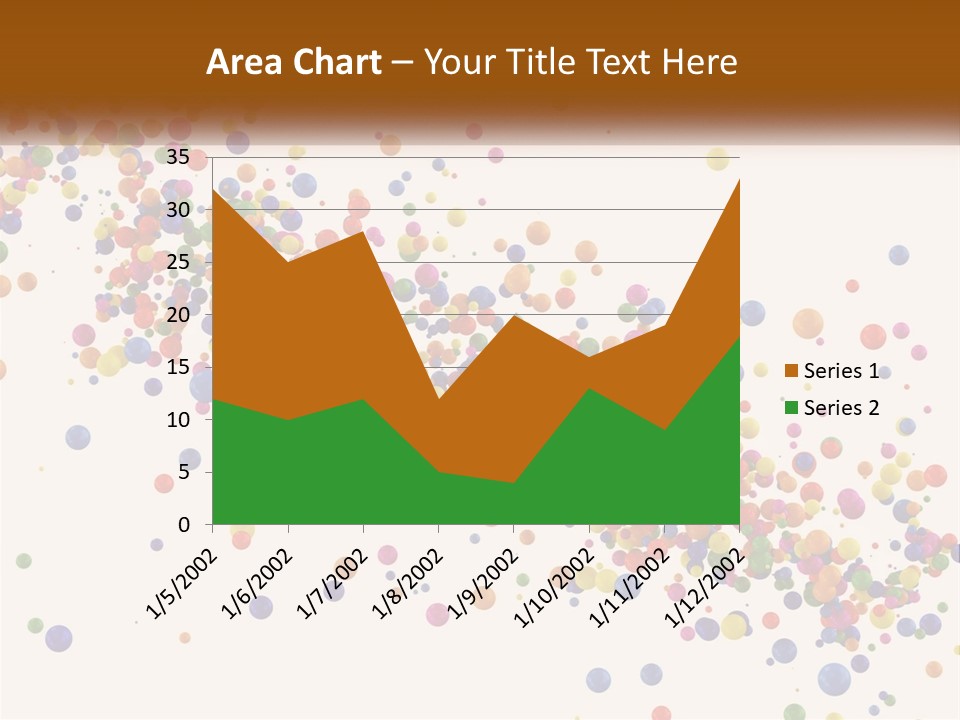 A Bunch Of Colorful Confetti On A White Background PowerPoint Template