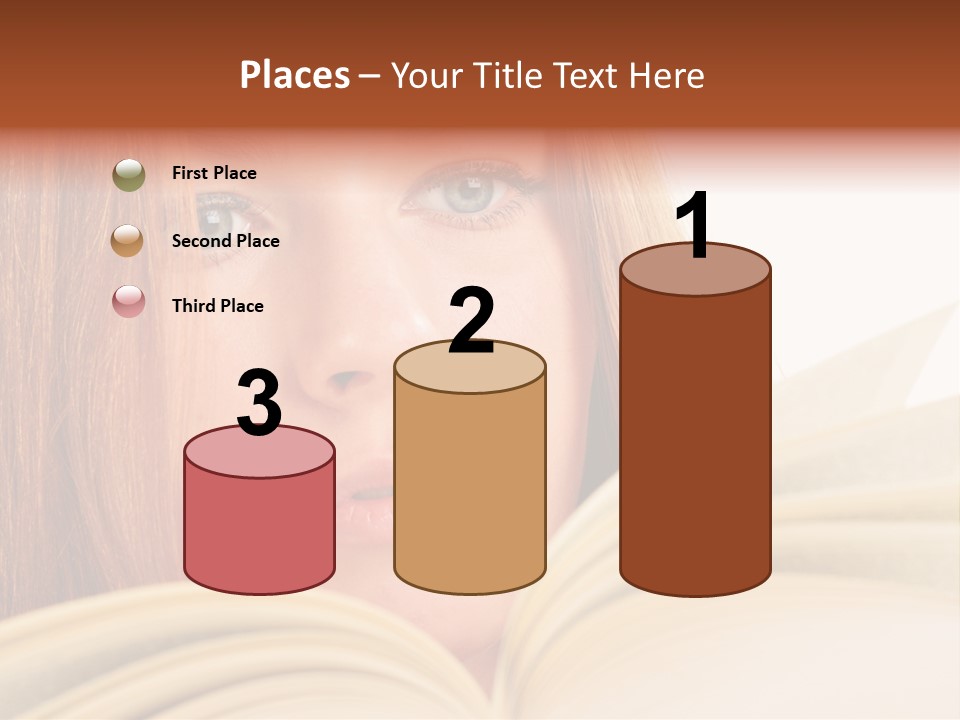 A Woman Reading A Book Powerpoint Presentation PowerPoint Template