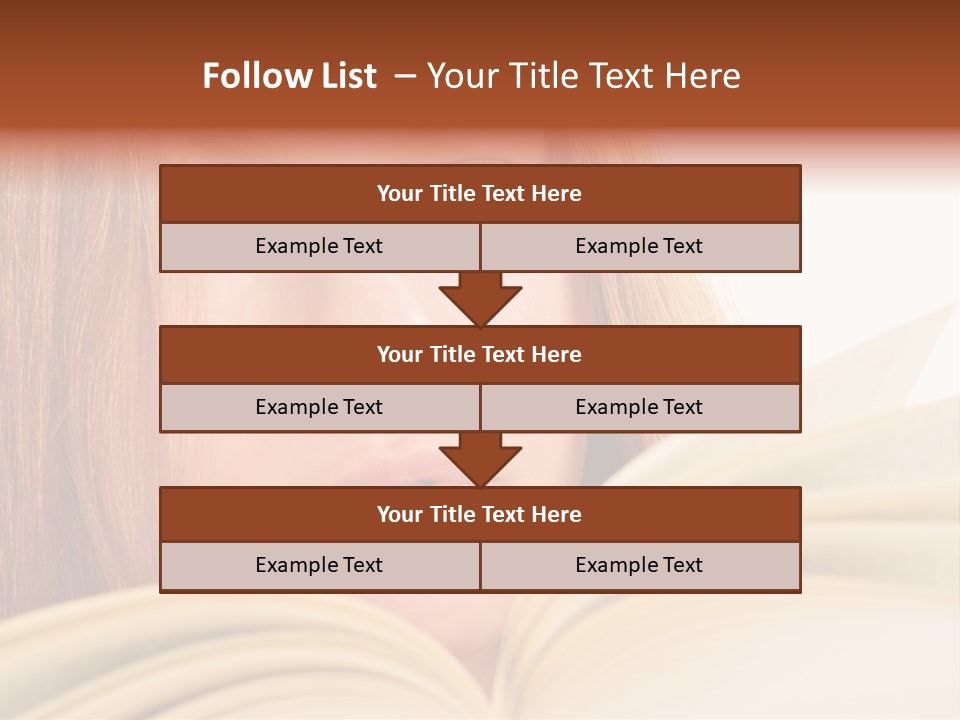 A Woman Reading A Book Powerpoint Presentation PowerPoint Template