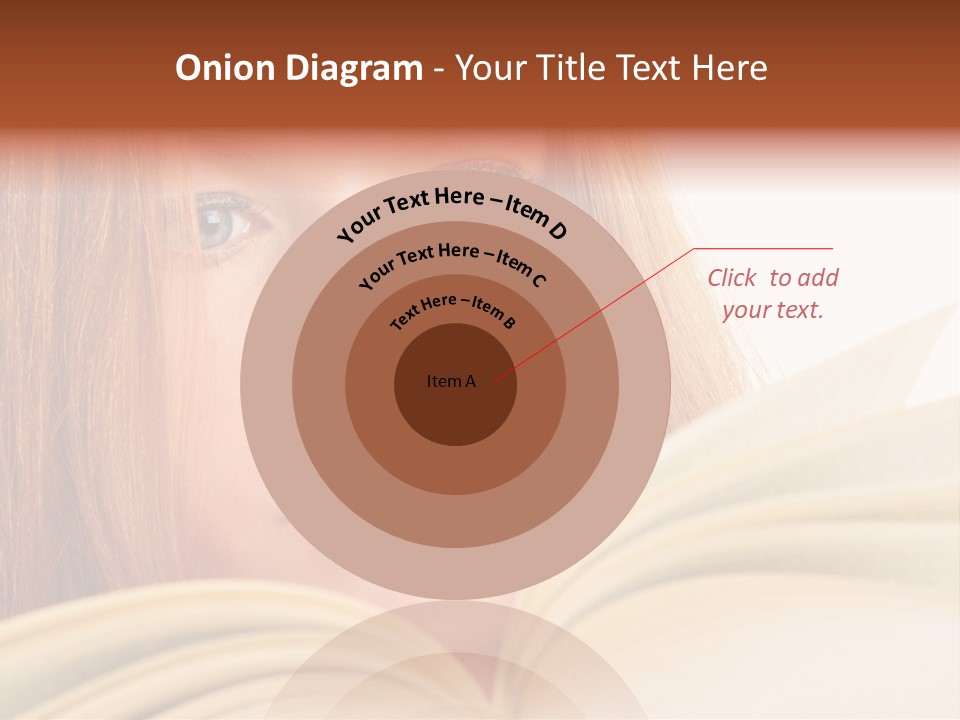 A Woman Reading A Book Powerpoint Presentation PowerPoint Template