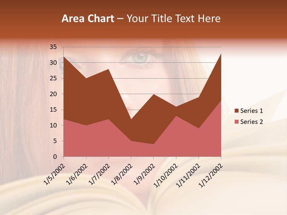 A Woman Reading A Book Powerpoint Presentation PowerPoint Template