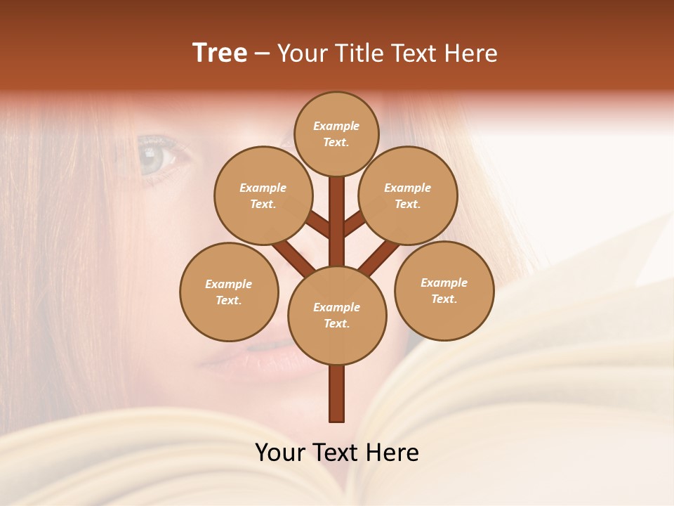 A Woman Reading A Book Powerpoint Presentation PowerPoint Template