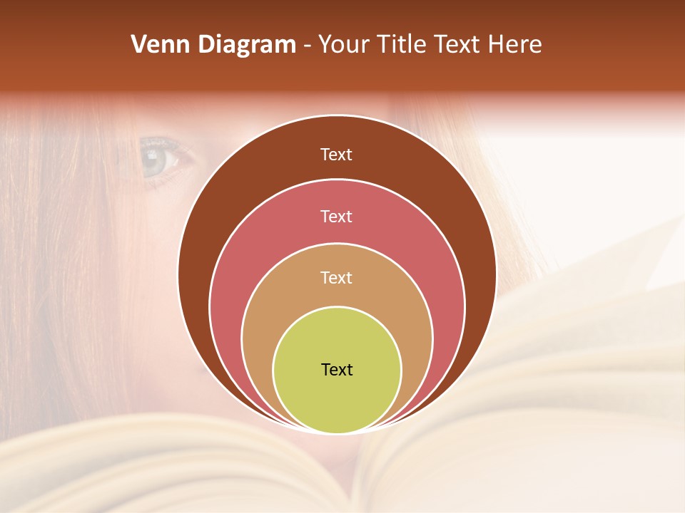 A Woman Reading A Book Powerpoint Presentation PowerPoint Template