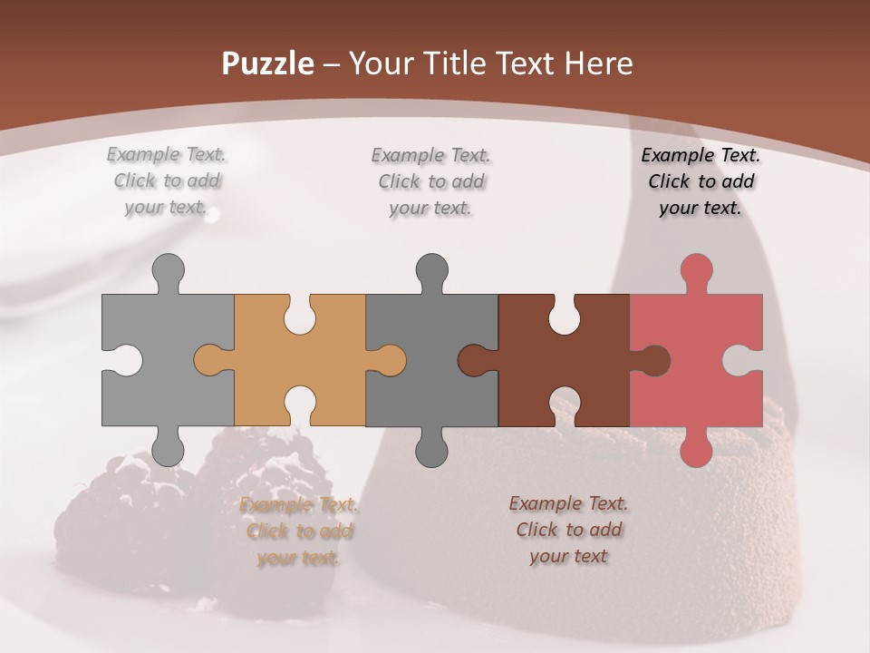 A Piece Of Cake On A Plate With Raspberries On The Side PowerPoint Template