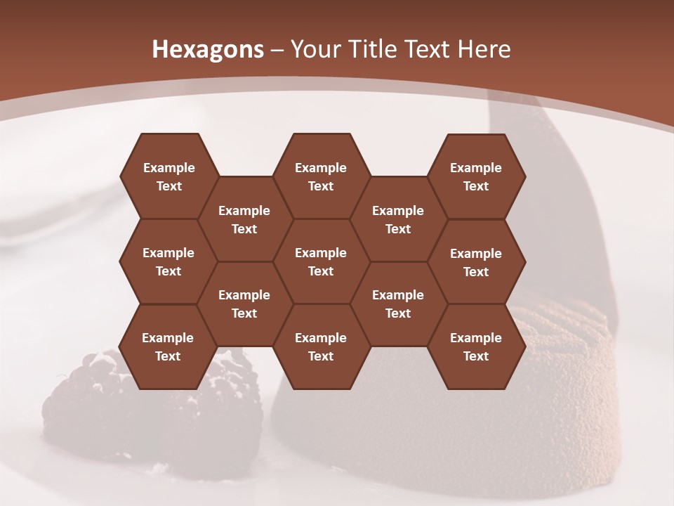 A Piece Of Cake On A Plate With Raspberries On The Side PowerPoint Template