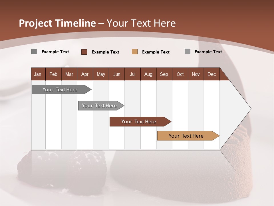 A Piece Of Cake On A Plate With Raspberries On The Side PowerPoint Template