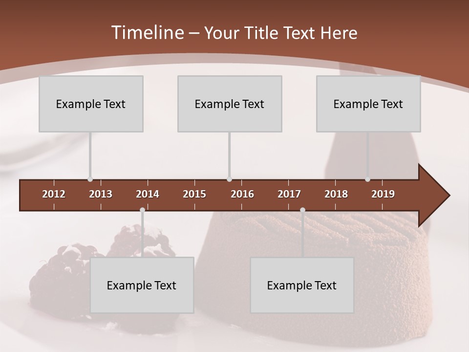 A Piece Of Cake On A Plate With Raspberries On The Side PowerPoint Template