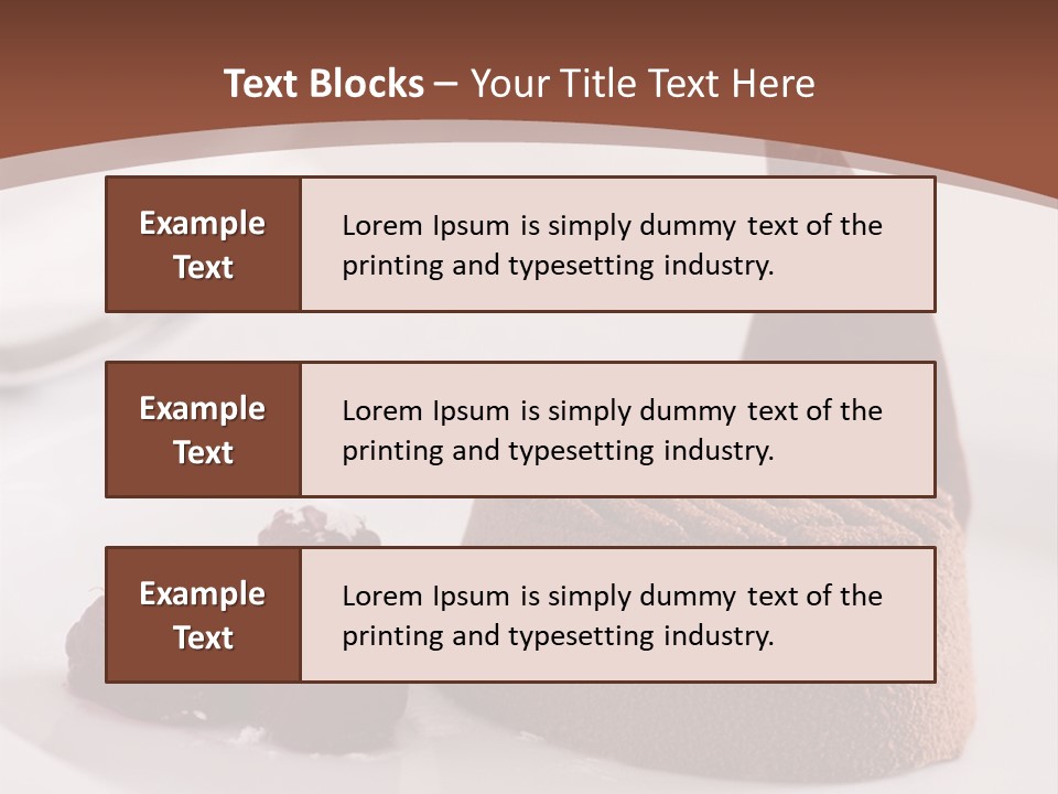 A Piece Of Cake On A Plate With Raspberries On The Side PowerPoint Template